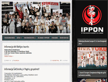 Tablet Screenshot of ippon.lt
